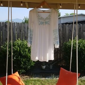 Boho mini dress